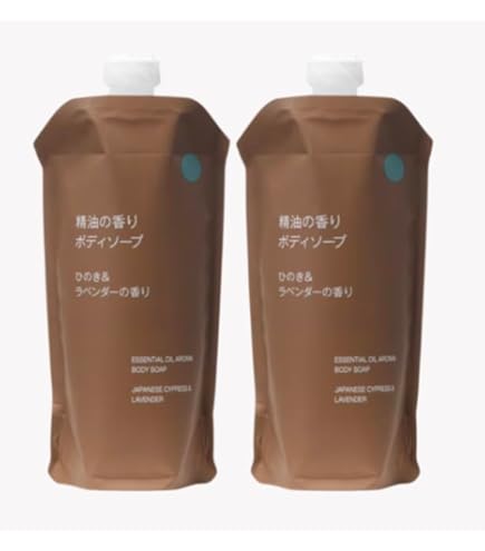 Amazon | 無印良品 精油の香り ボディソープ ひのき&ラベンダーの香り