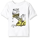 The Children's Place Toddler Boys' Animals Graphic T-Shirt White 5T [並行輸入品]