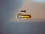 100 Brass Plated Ridged Picture Frame 1" Turn Buttons with Brass Plated Screws by AMS. Picture frami