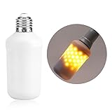 Delaman LED Flame電球e27効果Nature Fireライトコーン装飾の照明ランプ
