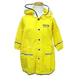（ポスター）POSTAR キッズ ワンポイントレインコート　イエロー　95cm
