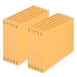 プラス フラットファイル 樹脂製とじ具 B5 横 イエロー 10冊 NO.032N 78-307×10