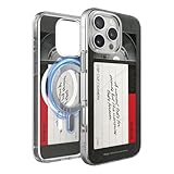 【elago】 iPhone 16 Pro Max 対応 ケース MagSafe 対応 耐衝撃 クリア スマホケース おしゃれ デザイン マグセーフ カバー [ iPhone16ProMax アイフォン 16 プロマックス Case 対応 ] monthly elago MAGNETIC HYBRID CASE ベータカム