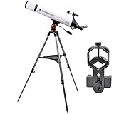 ANQILAFU 天体望遠鏡 口径70mm 焦点距離700mm - 子供と初心者のためのプロの天文学屈折望遠鏡-スマートフォンマウント、ステ