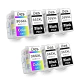 キヤノン Canon 用 インク BC-365 BC-366 互換 詰め替えインク BC-365XL(ブラック)×5 BC-366XL(カラー)×2 計7本【大容量タイプ/残量表示/三年保証】対応機種: PIXUS TS3530