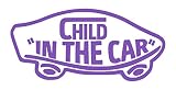 【全16色】人気!チャイルド イン カー ステッカー!Child in car Sticker /車用/シール/ Vinyl/Decal /バイナル/デカール/ステッカー/CIC-1 (紫) [並行輸