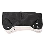 ベビーカー手袋 ベビーカー用ハンドマフ 手袋 装着簡単 お出かけ用 お出かけ防寒 防水 保温 Broadroot (ブラック1)