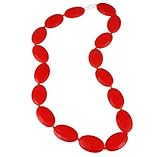 Silicone Teething Necklace with Baby-safe Jewelry By FAVEfemme - Bpa-free, Best Soothing Method, Bet
