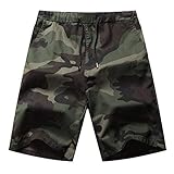 迷彩 ミリタリー ハーフパンツ メンズ 短パン 半パン ショートパンツ 夏物 夏用 メンズ 水...
