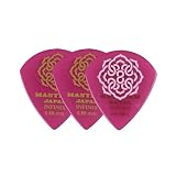 Master 8 JAPAN IFHPRシリーズ Jazz ジャズ型 ギターピック Hard Polish with Rubber Grip 0.88mm / 1.0mm / 1.2mm 3枚・10枚 (IFHPR-JZ088 0.88mm 3枚)
