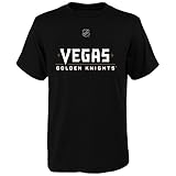 Vegas Golden Knights NHL Youth WordmarkロゴTシャツブラック L ブラック