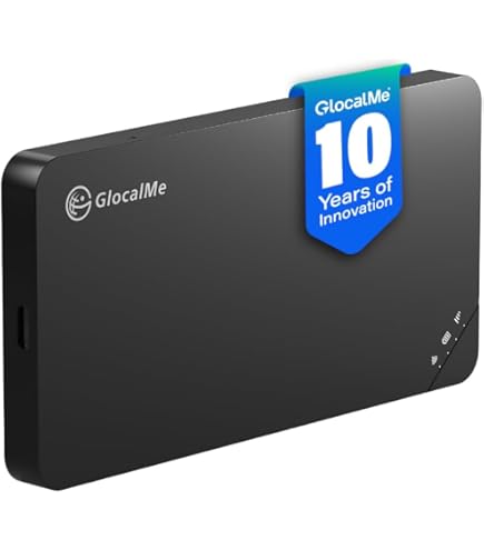 GlocalMe UniCord - Cavo USB-C 65W 1m Con Hotspot 4G WiFi Integrato - Ricarica Rapida E Dati In Oltre 200 Paesi