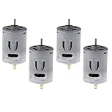 Baosity 4点セット　マイクロ電動モーター　高速DCモータ　16400RPM　DC 6-12V　RCモデル　　
