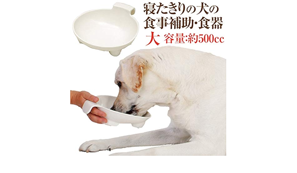 Amazon 老犬 高齢犬 シニア 介護用 寝たきりの犬の為の食器 フードボウル L 持ち手付き ドッグダイナー椀 食器 ボウル 通販