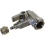 iSpring af3 m3q2 V 3 / 8インチby 3 / 8インチby 1 / 4インチ角度アダプタ停止バルブ