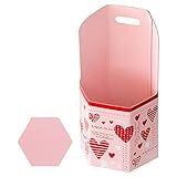 HEADS フラワーペーパーボックス ピンクハート-S (10枚) ESF-PHS まとめ売り 5パック