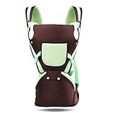 Lutents ベビーキャリア 多機能 抱っこ疲労軽減 抱っこひも 防寒 通気 ポリエステル 抱っこ紐 新生児 赤ちゃん 腰ベルト付き子守帯 ショルダーストラップ 付き
