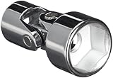 Martin BU622 11/16 Opening Flexible 3/8 Square Drive Socket 6 Point 1-31/32 Overall Length Chrome Fi