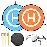 55cm ドローン ヘリポート 汎用 折り畳み式ヘリポート ドローン駐車パート ドローン用ランディングパッド ドローン駐車パート 両面使用可能 防水加工 ドローン ヘリポート 収納バッグ付き DJI Mavic 2 Pro/Zoom/Mavic Pro/Mavic Air 2/Spark/FIMI X8SE/Mavic Mini用