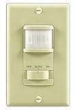 Heath/Zenith SL-6115-IV Motion-Activated Wall Light Switch, Ivory [並行輸入品]