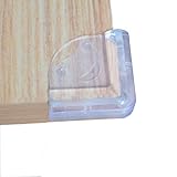 Chansea Baby Proofing Corner Guards 12-Pack Transparent Corner Protector on Edge of Furniture and Ta