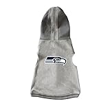 NFLシアトルシーホークスチーム犬パーカー、スモール、ネイビー