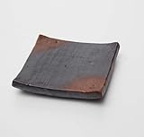 盆栽・苔玉を自分流に飾る【盆栽 苔玉受け皿（焼締茶）１２ｃｍ】