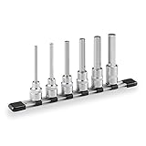 トネ(TONE) ロングヘキサゴンソケットセット(ホルダー付) HH406L 差込角12.7mm 内容6点
