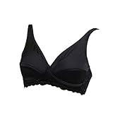 ローズマダム マタニティ授乳ハーフトップ クロスオープンタイプ ブラック 3L 112-7638-01