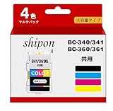 【shipon-ink】BC-340/341XL 互換インクカートリッジキャノン Canon用 インク BC360/361 通用 詰め替えインク【 BC-341XLC×1】対応機種PIXUS TS5130 / MG4230 / MG4130 / MG3630 / MG3530 / MG3230 / MG3130 / MG2130 / MX523 / MX513 / TS5330 / TS5430
