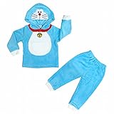 (バンダイ)BANDAI ドラえもん ルームウェア 上下セット フリース サックス 95