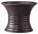 タイ製陶器鉢 Cha-Cha ドラム 40cm ／植木鉢