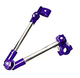 【KUENTAI】雨の日のお出かけに ベビーカー 傘 スタンド 両手が使えて 安心 便利 ベビーカー用 傘スタンド チャイルドシート 出産祝い フック クッション カバーオール (折りたたみ型（紫）)