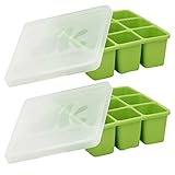 NUK Homemade Baby Food Flexible Freezer Tray and Lid Set by NUK