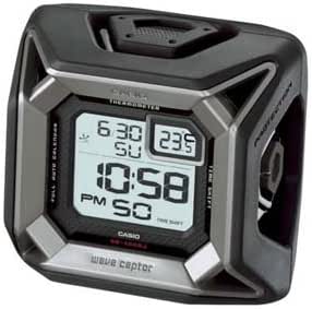 Amazon Co Jp Casio カシオ 目覚し時計 Wave Ceptor ウェーブセプター デジタル 電波時計 温度表示 壊れにくい安心設計 Gq 1000j 8jf ホーム キッチン