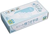東和コーポレーション ビニール極うす手袋 (粉無) 100枚入 787 クリアー M