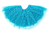 Dancina Girls ' SparkleチュチュDreamフィット4層プリンセスバレエダンスチュールスカート