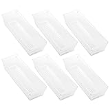 High Quality Sierra Kitchen Drawer Organizer for Silverware, Spatulas, Gadgets - Set of 6, 3 x 9 x 2