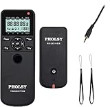 PHOLSY ワイヤレスレリーズ タイマーリモートコントローラー HDR インターバル バルブ タイマー Panasonic 用 S5, S1H, S1, G95, G91, G90, G9, FZ1000 II, G80, G81, G85, GH5, GH6, G95, G7, GH7, GX8, G6, G5