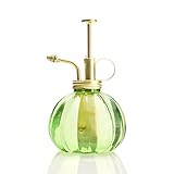 Purism Style-ガラス＆真鍮の噴霧器 緑色のガラスのボトル＆真ちゅうスプレー