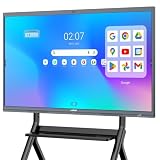 JAV 電子黒板 インタラクティブ ホワイトボード 75インチ 4K UHD Android 14 スマートボード Google EDLA認証 8+128GB 4800万画素カメラ内蔵 電子ホワイトボード 大型 多機能 デジタルタッチパネル 教室 オフィス 家庭用 日本語対応 (75インチ)