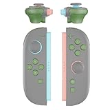 eXtremeRate Joycon 2対応用DIY交換フルセットボタン、Nintendo Switch 2 コントローラー対応用、カスタム ABXY 方向キー 十字キー ＋ − C HOME キャプチャー リリース L R ZR ZL トリガーボタン【抹茶グリーン】