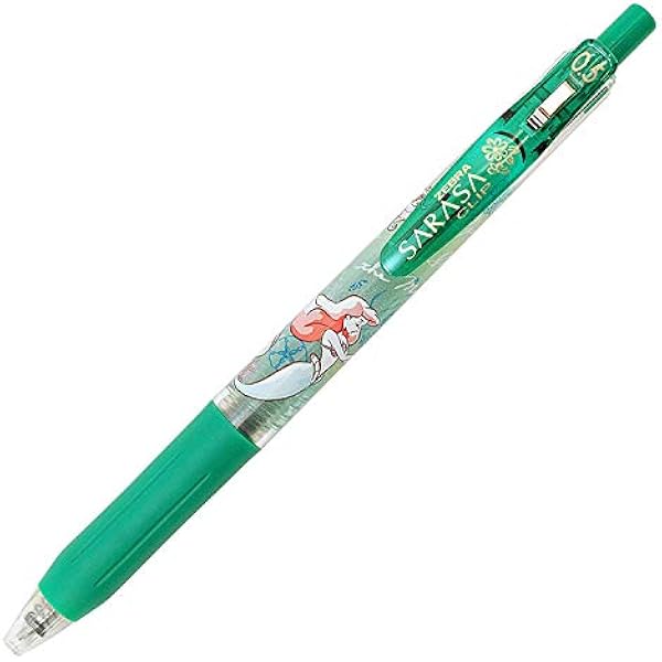 サラサクリップ ディズニープリンセス 限定ボールペン 0 5mm 緑インク アリエル Jj29 D ジェルインクボールペン 文房具 オフィス用品 Amazon