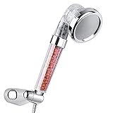 シャワーヘッド節水　マッサージ シャワーヘッド　3階段モード (ワイト)