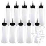 [SHOP-TK] ドロッパーボトル (120ml/10本セット/漏斗5個付属) 小分けボトル 塗装 ペイント