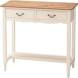 デスク 【 Vicky 】ビッキー 木製 ( 天然木 ) 引き出し収納付き 幅80cm×奥行38cm×高さ75cm PM-857