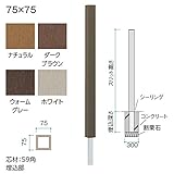タカショー　エバーエコウッドフェンス　スリットフェンス75×75　H1200　　 　本体色をお選びください