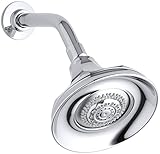 KOHLER K-444-CP Memoirs Multifunction Showerhead, Polished Chrome [並行輸入品]
