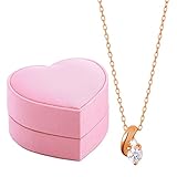[ザ・キッス] SPD263CB-BOX-REGULAR-A プレゼント 【BOXセット】 シルバー ネックレス/ピンクハート ジュエリーボックス