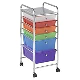 ECR4Kids 6-Drawer Mobile Organizer, Assorted Colorsおもちゃ[並行輸入品]